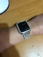 Funda de diamante para Apple Watch 5, 44mm, 40mm, iWatch Series 4, protector de pantalla, funda de PC para Apple Watch 3, 38mm, 42mm