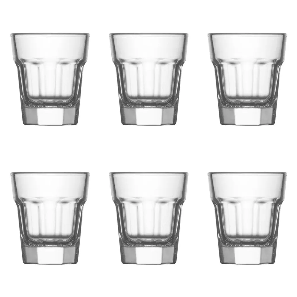 6 шт. стеклянная чашка для воды стеклянные кружки кофейные чашки чая посуда набор