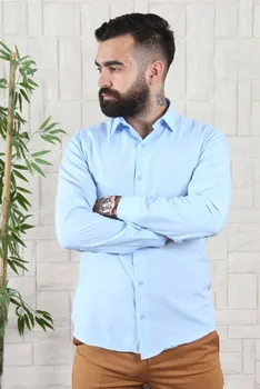 

MEN 'S CLASSIC SHIRT İNDİGO 452994012