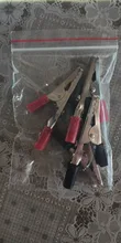 Cable Charging-Clamp Crocodile-Clip Clamp-Length Plastic-Handle Lead-Test Metal Insulated