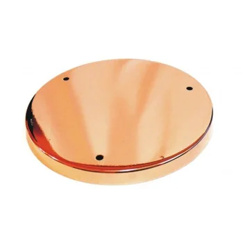 

Metal support copper shine 250mm diameter and three outlets