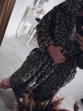 Coats Teddy Bear-Jackets Faux-Fur Leopard Female Long Women Luxury Outerwear Thick Winter