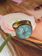 De moda de aleación de gota de aceite de amor Luna rayo anillos redondos dedo mujer anillos de joyería de mujer de boda regalos para fiesta