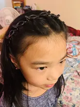 Hoop Braider Hair-Clip Burst-Pin Styling-Tool Air-Weave-Head Multi-Storey Wisp Black