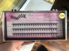 Racimo de pestañas individuales 60 uds, maquillaje profesional, pestañas postizas, extensiones de pestañas