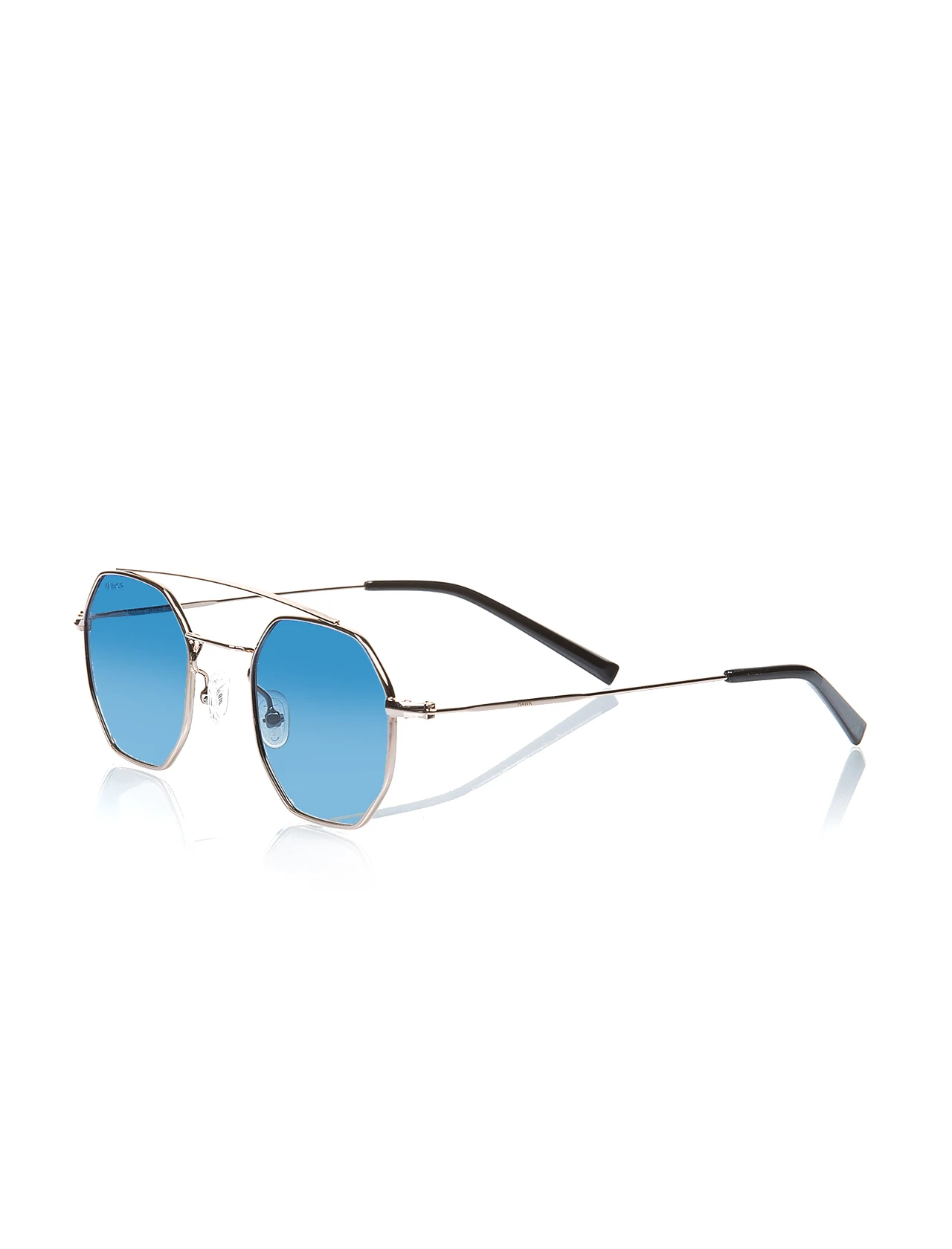 

Unisex sunglasses hw 1673 02 metal yellow organic rectangle rectangular 46-22-146 hawk
