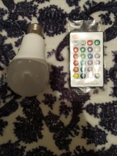 Bulb-Lights Led-Lamp Changeable Remote-Control-Colorful 220v E27 110V 10W 5W RGBW 