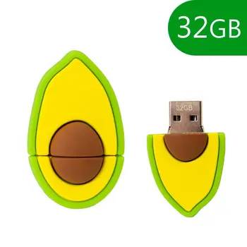

Cool®-USB Pen Drive x32 GB silicone avocado-external USB memory cap