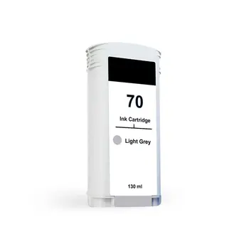 

HP70 C9451A 130ml Light Gray Compatible Photoink Cartridge Z2100 Z3100 Compatible Black Color Quality Original Live Ink