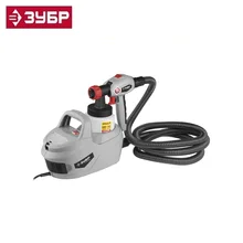 Краскопульт(краскораспылитель) электрич, ЗУБР КПЭ-650, HVLP, 0.8л, краскоперенос 0-700мл/мин, вязкость краски 60 DIN/сек, сопло 1.8мм, 650Вт