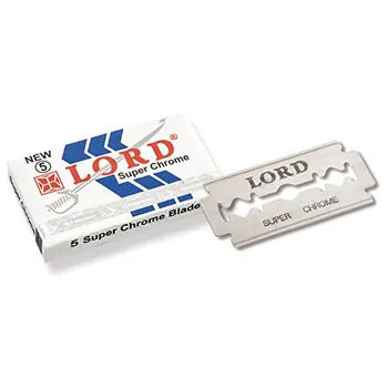 

LORD-pack of 5 Chrome razor blades
