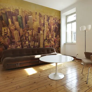 

Wall mural-New York City in sepia-400x309 cm