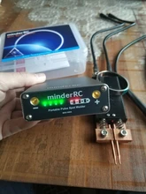 MinderRC-Mini soldador por puntos de 9 engranajes, máquina de soldadura por puntos, con bolígrafo de soldadura Extra de una sola mano, placa de níquel, batería 18650