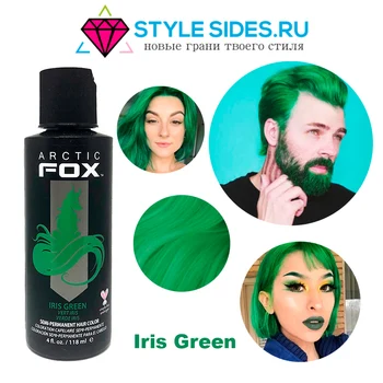 

Hair dye green Arctic Fox Iris Green, 118 ml