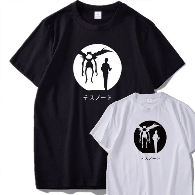 Мужская футболка с рисунком из аниме Death Note | одежда