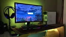 Tira de Luces Led RGB 5050 DC 12V IP20, lazo cinta Flexible diodo Bluetooth WIFI IR mando a distancia adaptador
