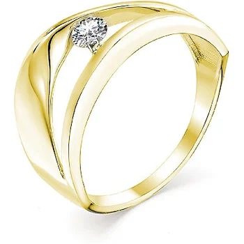 

Master brilliant ring with 1 yellow gold diamond