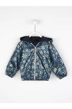 

Yellow Female Child Hooded Raincoat Thin Coats