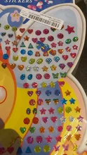 ¡Color al azar! Calcomanías de cristal con dibujos animados para niños, pegatinas para niños, pendientes, juguete divertido, 1 hoja