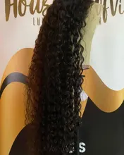 Peluca Frontal de encaje con ondas al agua, cabello humano Sdamey 13 × 360 × 6, encaje rizado profundo, Frontal, brasileña, 28, 30, 40 pulgadas, 4x4, cierre, 4/13