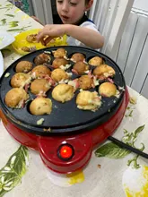 Máquina de horno eléctrica para el hogar, DMWD, 110V/220V, Chibi Maruko, fabricante de Takoyaki, pulpo, parrilla de pelotas, Pan, herramientas de cocina profesionales