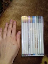 STA Fineliner-rotulador metálico de punta de fieltro, lista de pinceles, diario para dibujar, material de arte de papelería escolar, 10 colores