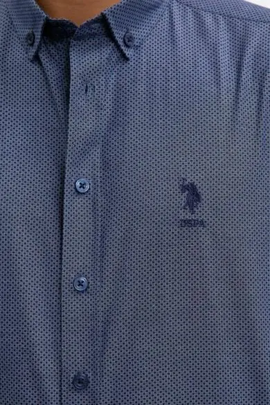 U.S. POLO ASSN. Мужской тканый гомлек - Цвет: Тёмно-синий