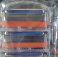 Gillette Fusion-cuchilla de afeitar de acero inoxidable para hombre, 5 capas, para el cuidado facial, 4 unidades