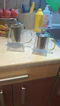 Glass Teapot Tea-Kettle INFUSER-FILTER Puer Flower Oolong Kung-Fu Heat-Resistant Stainless-Steel