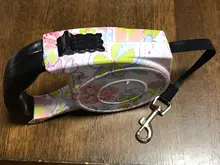 Correa retráctil de tracción automática para perros y gatos pequeños, correa de nailon para caminar, disponible en 11 colores, 3m y 5m