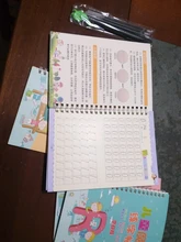 Libro de aprendizaje de números en inglés para niños, libro de arte para práctica de pintura, escritura de caligrafía, juguete de escritura en inglés, 4 libros