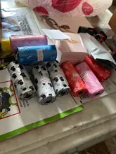 Bolsa de basura Biodegradable para residuos de perros y mascotas, bolsa de limpieza para recoger residuos, venta al por mayor AprO9, Bolsa para popó