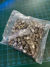 Tuerca T M3 M4 M5 M6 M8, cabeza de martillo, tuerca en T, Conector de ranura, niquelado para 20 30 40 45 Perfil de extrusión de aluminio de la UE