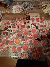 Pegatinas de cosmética para chica y mujer, calcomanías bonitas para motocicleta, equipaje, guitarra, monopatín, impermeables, DIY, 10/30/50 Uds.