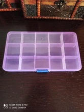 Cajas de almacenamiento de plástico con ranuras ajustables, caja organizadora transparente para herramientas, accesorios de joyería, 6/815 Uds.