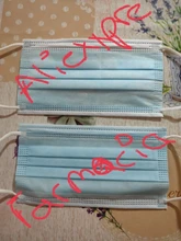 Mascarilla médica desechable no tejida, máscara quirúrgica de 3 capas con filtro, transpirable, antipolvo