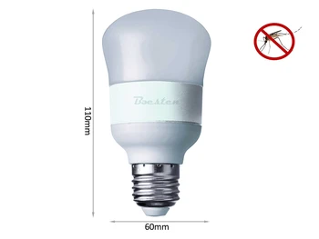 

Led lamp E27 Anti mosquito repellent 8W A60 AC110V 220V CCT 1800K 3800K 5800K 3 in 1 Triled B8WYMR