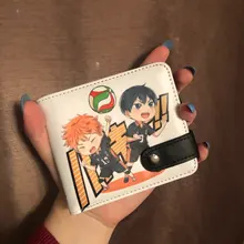 Wallet Haikyuu Hinata Kageyama Anime Coin-Purse/multilayer Zero Short Chibi Tobio Double-Button