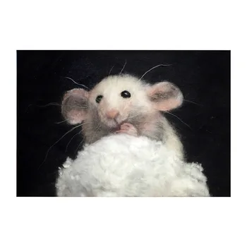 

Set for felting (painting color wool) 'mysh' 21x29,7 cm (A4)