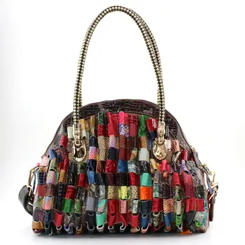 

Handbags Multicolored Leather handbag Large Casual