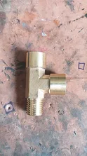 Brass Pipe Fitting Male Thread/Female Thread 1/8 1/4 3/8 1/2 BSP Tee Type Copper