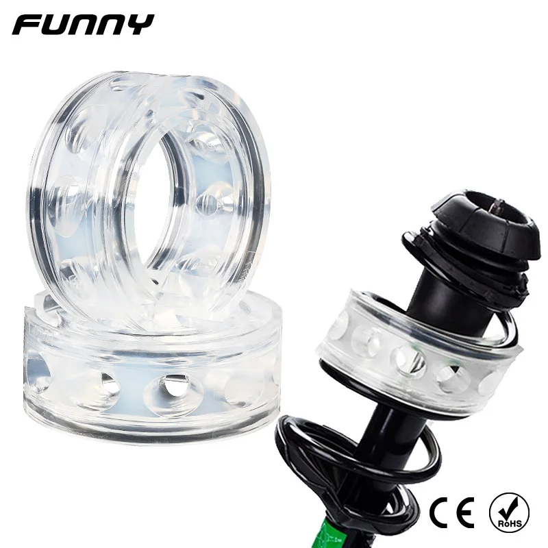 

2pcs Car Shock Absorber Tpe Spring Bumper Power Auto-Buffers Cushion A/B/C/D Type Spring Suspension Rubber Buffer For All Cars