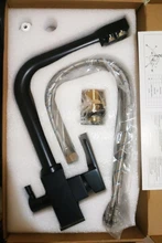 Frap-grifo con filtro de agua potable para cocina, mezclador de fregadero montado en cubierta, color negro, caliente y frío, Y40103/-1/-2