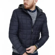 Frappoli с капюшоном, приталенное Надувное пальто, Мужское пальто 216FP03W0