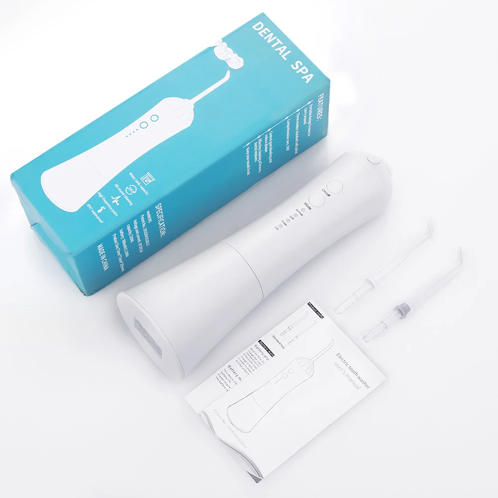 Ирригатор для полости рта USB Перезаряжаемый водный Флоссер переносная зубная вода струя 230 мл резервуар для воды Водонепроницаемый очиститель зубов