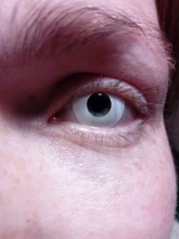 2 unids/par-lentillas de colores para disfraz de Halloween, lentes de contacto para ojos de Anime, colores para Cosplay, Rojo