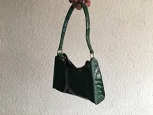 Bolso de compras exquisito para mujer, bolsos grandes de hombro informales Retro, bolso de mano con cadena de Color sólido de cuero para mujer 2020