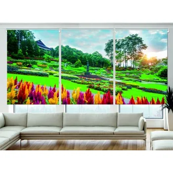 

Blind Iroa Digital Threefold Landscape 003! ROLLER BLINDS TRANSLUCENT! (3 PCs/100X170)