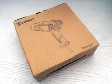 DEKO-pistola de aire caliente DKHG03, 220V, 2000W, avanzada, ajustable con cuatro boquillas, pistola de calor eléctrica