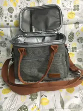 TOMULE Portátil Bolsa de almuerzo con aislamiento térmico bolsa de Picnic almacenamiento de alimentos bolsas de almacenamiento 9L hombro bolsa de caja de almuerzo de Picnic bolso